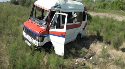 Bakıda mikroavtobus qəzaya düşdü – ONLARLA YARALI VAR