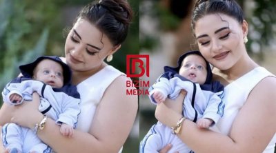 Almaxanım yeni doğulan oğullarına kiçik toy etdi - FOTO/VİDEO