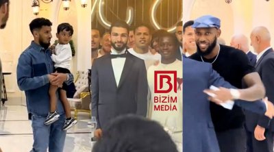“Qarabağ”ın ulduz futbolçuları Qurbanovun oğlunun toyunda - VİDEO