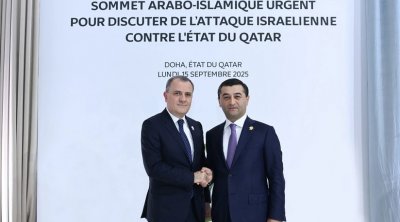 Ceyhun Bayramov Dohada özbək həmkarı ilə TDT-nin Zirvə Toplantısına hazırlığı müzakirə edib