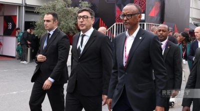 Ruanda Prezidenti Bakıdakı "Formula 1" yarışını izləyəcək - FOTO
