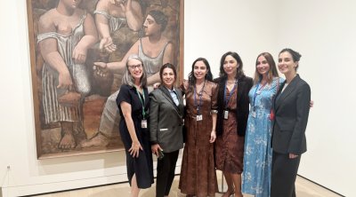 Leyla və Arzu Əliyevalar Nyu-Yorkdakı Müasir İncəsənət Muzeyində - FOTO 