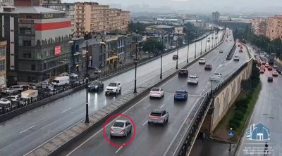 Babək prospektindəki qəzanın ANBAAN VİDEOSU