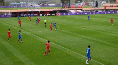 Azərbaycanın futbol millisi III MDB Oyunlarına qələbə ilə başladı – FOTO