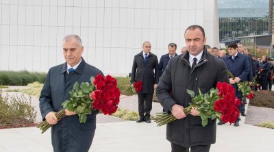 Xüsusi xidmət orqanlarının rəhbərləri Zəfər parkını ziyarət etdi – FOTO