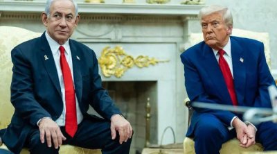 Tramp Netanyahunu Ağ Evdə QARŞILADI - VİDEO