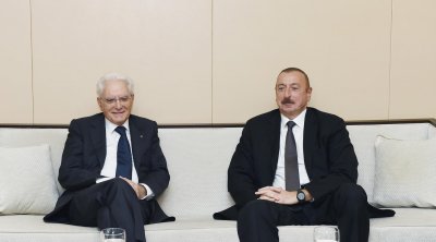 İlham Əliyevin İtaliya Prezidenti ilə təkbətək görüşü KEÇİRİLİR