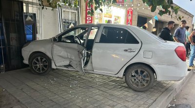 Kürdəmirdə bir küçədə iki qəza olub - FOTO/VİDEO