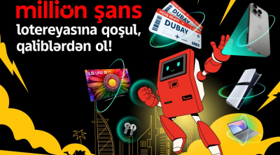 “Milliön şans” lotereyasına möhtəşəm hədiyyələrlə start verildi!