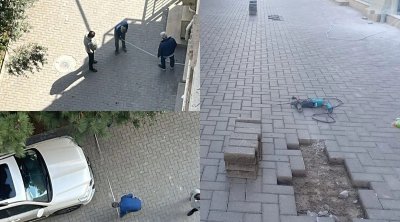 ŞİKAYƏT: "Xətai rayonunda səkini parkinqə çevirirlər" - FOTO