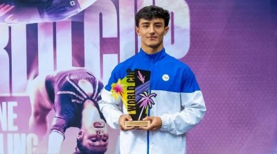 Gimnastımız Dünya Kuboku seriyasının QALİBİ OLDU