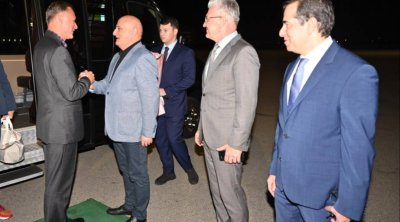 Xorvatiya parlamentinin sədri Azərbaycana rəsmi səfərə gəldi - FOTO