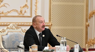 İlham Əliyev MDB Dövlət Başçıları Şurasının iclasında Laçının inkişafından DANIŞDI