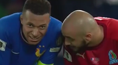 Elvin Bədəlovla Mbappe nə danışıb? – VİDEO