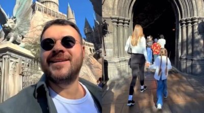 Emin Ağalarov ailəsi ilə Hollivudun "Universal studios”unda - VİDEO