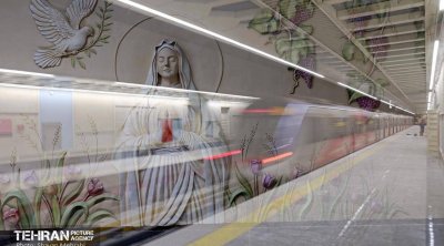 Tehranda “Müqəddəs Məryəm” adlı yeni metro stansiyası açıldı - FOTO