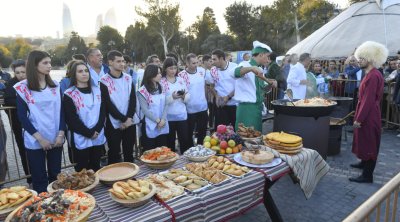 Bakı bulvarında Türkmənistan Milli Pavilyonunun açılışı oldu - FOTO