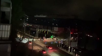 Kiyev zülmətə QƏRQ OLDU - FOTO