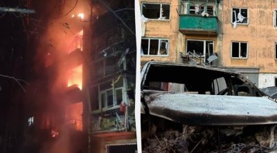 Rusiya Ukraynada yaşayış binasını VURDU: 10 yaralı var