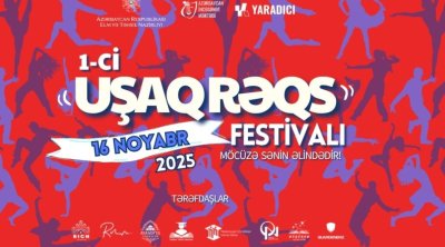 Bakıda 1-ci Uşaq Rəqs Festivalı keçiriləcək