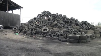 Sumqayıtda təkər emalı zavodunun fəaliyyəti dayandırıldı – FOTO/VİDEO