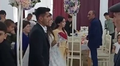 Əfsanənin yasa dönən toyundan görüntülər – VİDEO