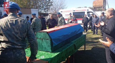 Şəhid Teymur Allahverdiyevin nəşi doğulduğu kəndə GƏTİRİLDİ – VİDEO