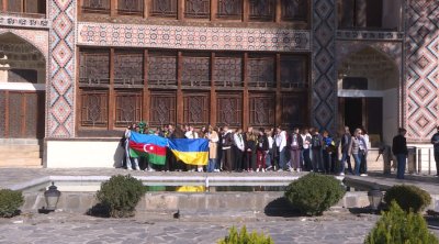 Reabilitasiya üçün ölkəmizə gətirilən ukraynalı uşaqlar Şəkidə - FOTO