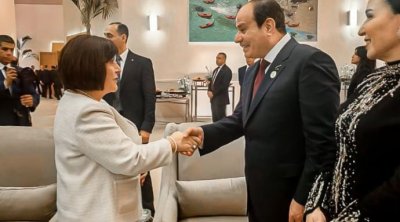 Sahibə Qafarova Böyük Misir Muzeyinin açılış mərasimində - FOTO