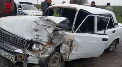 Cəlilabadda ağır yol qəza: Sürücü yaralandı, at tələf oldu - FOTO