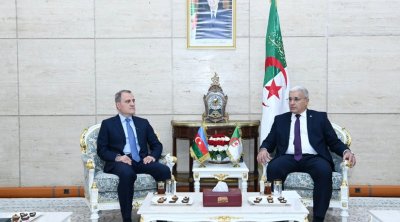 Ceyhun Bayramov Əlcəzair Milli Xalq Assambleyasının sədri ilə görüşüb - FOTO