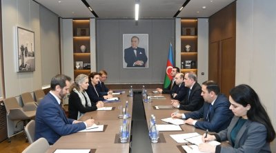 Ceyhun Bayramov Aİ-nin xüsusi nümayəndəsini Ermənistanla sülh prosesi barədə MƏLUMATLANDIRDI - FOTO