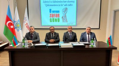 Zəfər Günü münasibətilə Qusarda silsilə tədbirlər keçirilib - FOTO