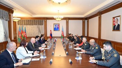 Azərbaycan və Slovakiya arasında hərbi sahədə əməkdaşlıq müzakirə olundu - FOTO/VİDEO