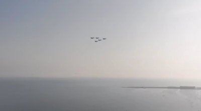 Türkiyənin F-16 təyyarələri Bakı səmasında – VİDEO