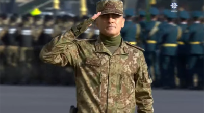 Ordu korpuslarının keçidinin VİDEOSU - Hikmət Mirzəyev başçılıq etdi