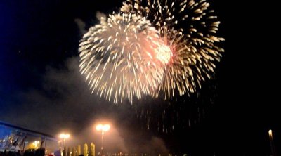 Xankəndidə atəşfəşanlıq oldu - VİDEO