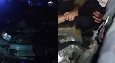 Avtomobildə sıxılı qalan 22 yaşlı gənc belə xilas edildi – ANBAAN VİDEO