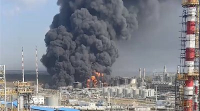 Rusiyada neft emalı zavodu YANIR – VİDEO