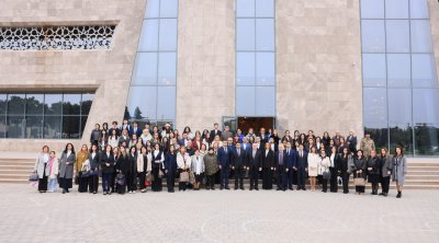 Neftçalada Azərbaycan dilinin saflığının qorunmasına həsr olunan beynəlxalq konfrans keçirildi – FOTO