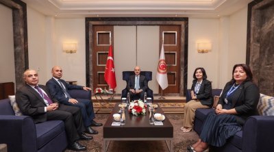 Qaya Məmmədovun rəhbərlik etdiyi nümayəndə heyəti Numan Kurtulmuşla görüşdü – FOTO