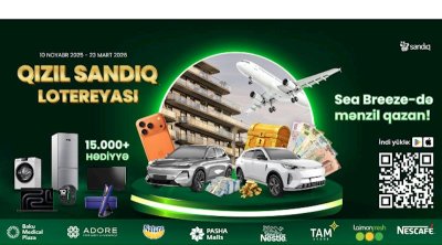 “Qızıl Sandıq” lotereyası başladı— İndi ƏDV geri-al çekləri sizə daha çox qazandıracaq!
