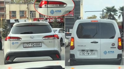 Bakıda AYNA-nın xüsusi avtomobilləri sürücüləri CƏRİMƏLƏYİR – VİDEO