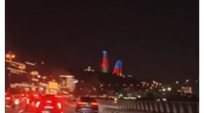 Bakıda sürücü nömrəni söküb avtobus zolağına daxil oldu - VİDEO