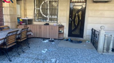 Partlayışda yaxınlıqdakı tikililərə də ziyan dəyib – FOTO