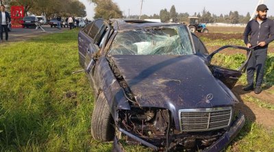 Cəlilabadda avtomobil elektrik dirəyinə çırpıldı - Sürücü agır yaralandı - FOTO/VİDEO