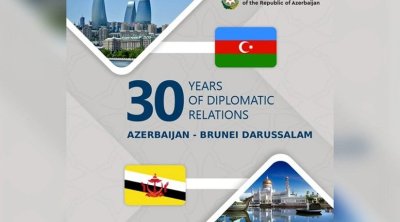 Rəsmi Bakı diplomatik münasibətlərin qurulmasının 30 illiyi münasibətilə Bruneyi təbrik etdi - FOTO
