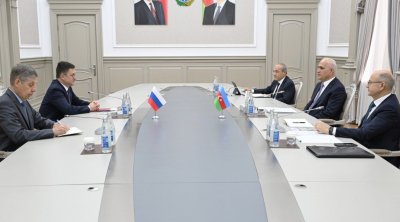 Şahin Mustafayev Aleksandr Novakla GÖRÜŞDÜ