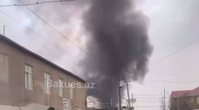 Baksol yolunda güclü YANĞIN – VİDEO