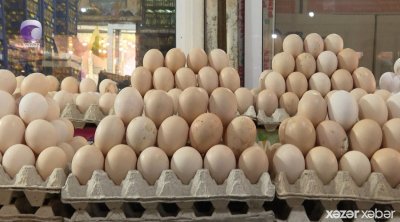 Paytaxtda və bölgələrdə kənd yumurtası kəskin BAHALAŞDI - VİDEO